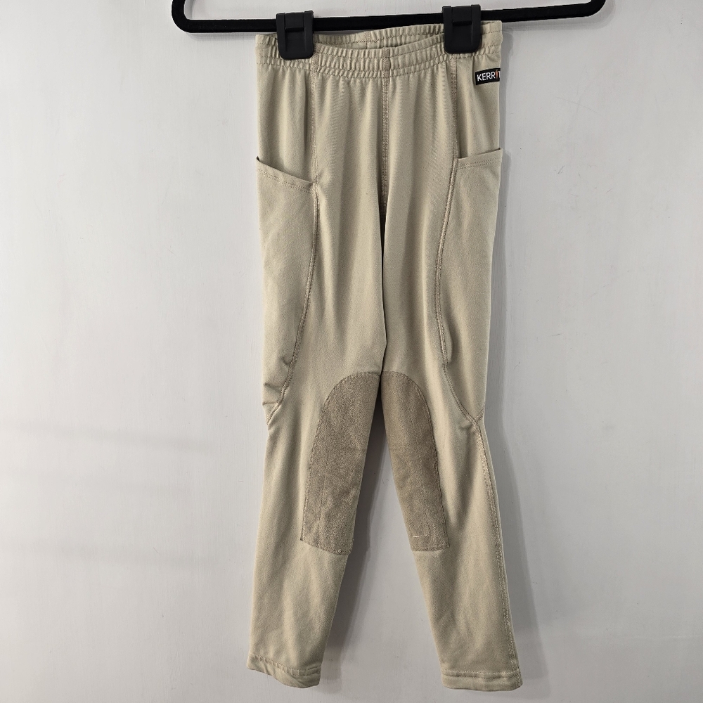 Kerrits Crossover Knee Patch Riding Breech Breeches Pants Jodhpurs Equestrian M